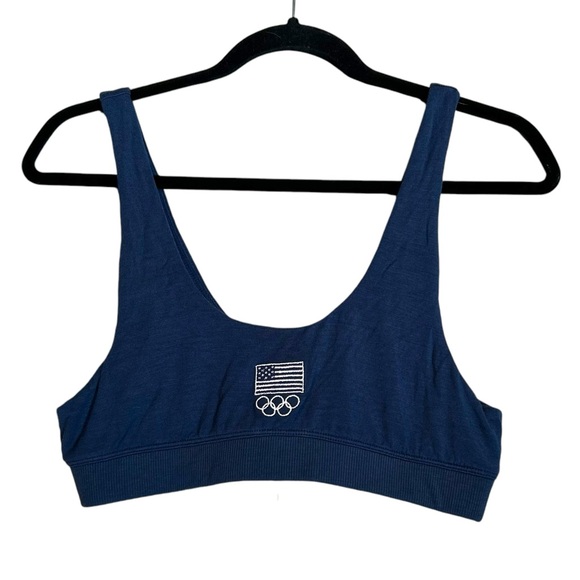 SKIMS | Team USA Women’s‎ Blue Sleep Bra - Sz Large - NWT - Picture 1 of 9